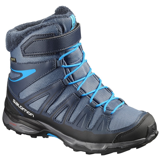 Salomon Singapore Kids Winter Boots - X-ULTRA GTX® J Navy/Black | 07168-WSML